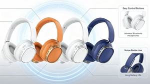 Écouteurs sans fil BL 6.0 en gros, réduction de bruit ANC C1, <span class=keywords><strong>APTX</strong></span>, micro <span class=keywords><strong>HD</strong></span> CVC, casque stéréo pour le gaming, le bureau, les appels et la musique - Product Image 3