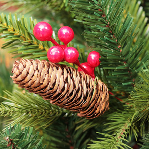 Jjoywood trang trí Giáng sinh xuyên biên giới Cây giáng sinh mã hóa dày PE + PVC + Pinecone trái cây màu đỏ Cây giáng sinh - Product Image 6