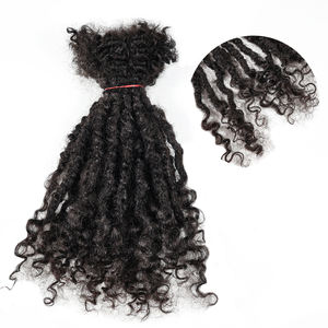 <span class=keywords><strong>Lisa</strong></span> Locs 1.0cm nero di alta qualità 100% capelli umani per neri/uomini donne temono estensions moda lunghezza personalizzata - Product Image 5