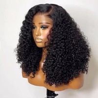 Perruque frontale en dentelle HD 13x6 et 13x4, cheveux humains bouclés bruts birmans alignés sur les cuticules, sans colle, vente en gros