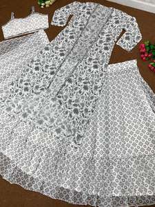 Rayon Kurta en coupe droite avec pantalon et Dupatta fournis par le fabricant et l'exportateur indiens au prix effectif - Product Image 2