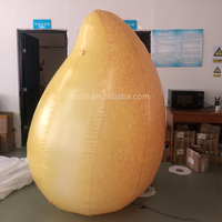 Modèle de mangue gonflable géant fruit gonflable pour la publicité extérieure