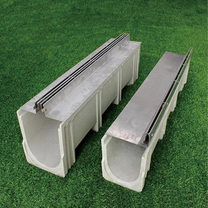 Canalisations de drainage linéaires <span class=keywords><strong>D400</strong></span>, canalisations de drainage des eaux pluviales robustes avec <span class=keywords><strong>grille</strong></span> en acier inoxydable composite en <span class=keywords><strong>fonte</strong></span> ductile - Product Image 6