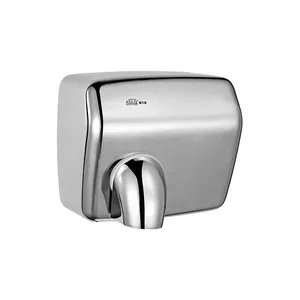 AOLQ peralatan sanitasi, pengering tangan Manual/otomatis kecepatan tinggi Stainless Steel 2300W untuk kamar kecil Hotel Toilet