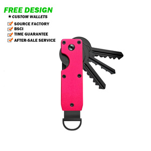 <strong>Key</strong> Organizer for Men <strong>Compact</strong> <strong>Key</strong> <strong>Holder</strong> Minimalist Case Metal <strong>Chain</strong> for Keychain Secures 2-5 <strong>Keys</strong> - Product Image 1