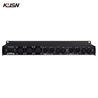 Amplificateur de puissance professionnel 8 Ohm 400W X4 Pont stéréo Connexion terminale Amplificateur de puissance 1U Grandes performances haut de gamme