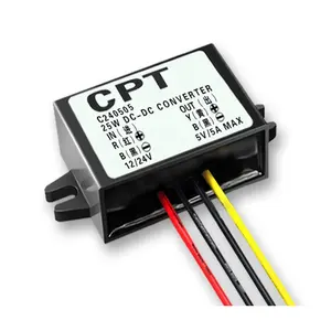 12V 24V to 5V 5A 25W DC to DC Converter Step Down Voltage Transformer for Electric Vehicle Car Ebike