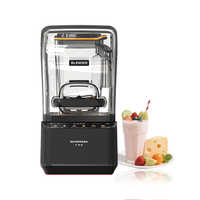 Blender multifonctionnel commercial électrique puissant, robot culinaire, mixeur à jus, smoothie, moulin à épices, blender