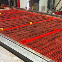 Panneau de tamis modulaire en PU haute résistance, tamis vibrant en polyuréthane pour la séparation du sable humide et du gravier, machine de carrière et d'exploitation minière