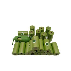 Bolsas Biodegradables y Compostables para Desechos de Mascotas, Bolsas de Almidón de Maíz para Excrementos de Perro, con Etiqueta Personalizada, Venta al Por Mayor - Product Image 6