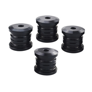 Rear Suspension <b>Bracket</b> Sleeve Kit For Ford Mustang 15-17 <b>Black</b> Rubber Bushings Replacement Parts - Product Image 3