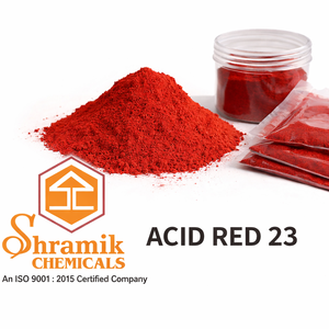 Colorante Ácido Rojo Directo 23 Soluble en Agua para las Industrias Textil y Papel, Marca Shramik Chemicals, CAS 2610 10 8 - Product Image 2
