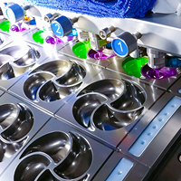 Machine de fabrication entièrement automatique de capsules de lessive et de capsules de lave-vaisselle, avec contrôle PLC, pour applications alimentaires et chimiques