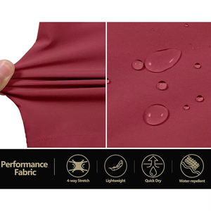 Pantalones cortos de golf informales de cintura alta de poliéster/algodón con aspecto deportivo transpirable para mujer - Product Image 2