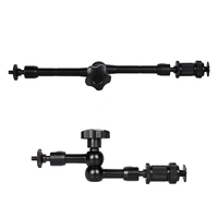 Bras articulé à friction magique en aluminium de 7 pouces / 11 pouces pour appareil photo reflex numérique, support pour moniteur LCD, accessoires pour caméra LED
