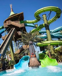 2025 Tùy Chỉnh Tương Tác Nước Chơi Hệ Thống Lớn Ngoài Trời Vui Chơi Giải Trí Thiết Bị Đa Cấp Sợi Thủy Tinh Slide Pháo Nước Cầu - Product Image 5