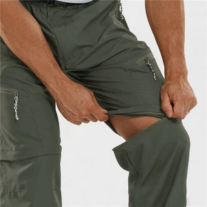 Gran oferta, pantalones deportivos convertibles de secado rápido, al aire libre de senderismo pantalones, pantalones extraíbles impermeables para hombres - Product Image 6