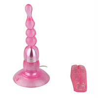 Vibrateur à ventouse multi-vitesses en TPE et ABS, base à ventouse stable, étanche, alimenté par piles, jouet bien-être