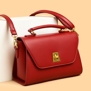 New Fashion High-End Vintage Small <b>Square</b> Bag for Women Single Strap Zip Versatile Shoulder Crossbody Handbag - Product Image 4