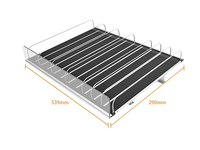 Plateau électrique de poussoir d'étagère de supermarché pour des canettes de soda glissières de bouteille de refroidisseur au détail planeurs pour le stockage plus frais