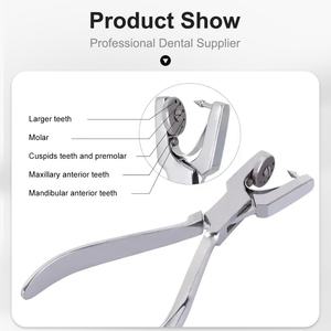 ELIJAH Dental gomma Dam <span class=keywords><strong>Perfurator</strong></span> Puncher Set forcipe punzonatura odontoiatria perforatore gomma ortodontico diga strumento a Clip - Product Image 3