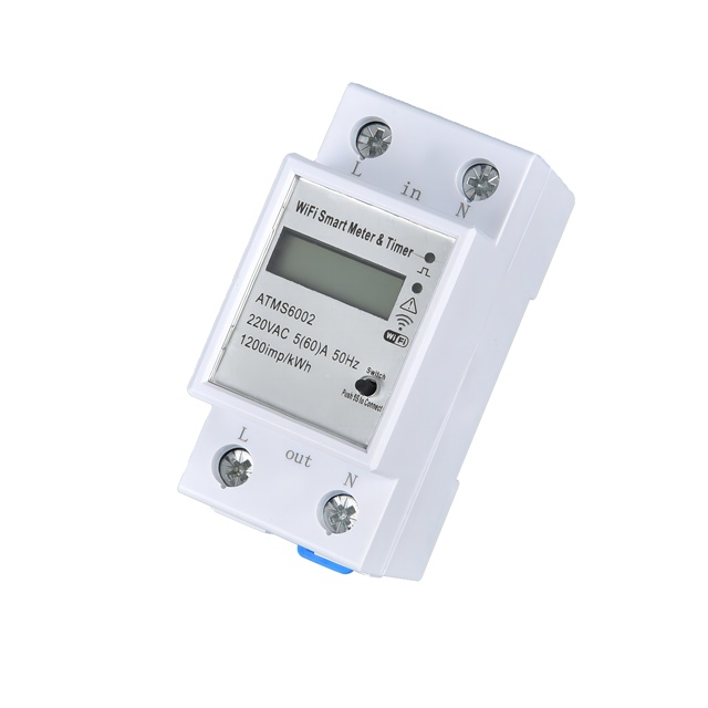 Factory     Electrical Digital Power Single Phase Din Rail Wifi Smart Energy Meter