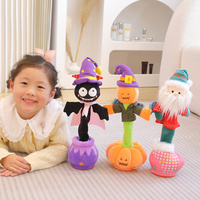 Halloween Danseur Cactus Cactus Peluche Jouet Fleur Enchanteresse Twisting Singing Glowing Cadeaux