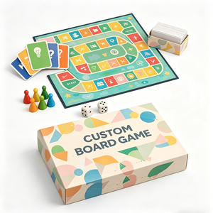 Custom Strategy Board Game Multiplayers OEM Factory Portable Educational Travel Cardboard Fun Family Game for Kids - Product Image 6