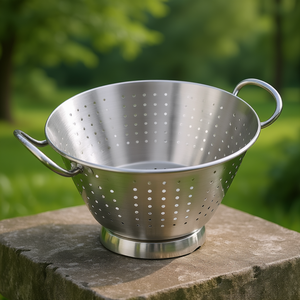 Scolapasta Conico con Base in Acciaio Inossidabile per Uso in Cucina - Product Image 3