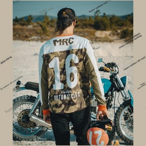 Nuevo Traje de Motociclismo Casual Retro para Hombre y Mujer, Marca <span class=keywords><strong>Maria</strong></span>, para Verano, Manga Larga, Transpirable, de Poliéster, con Estampado de Montaña - Product Image 3