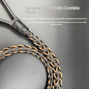 Laisse de traction à huit brins pour chiens de taille moyenne à grande, en matériau Cortex – Corde de promenade pour <span class=keywords><strong>Golden</strong></span> Retrievers et Berger Allemands - Product Image 3
