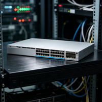 Katman 3 Akıllı Ağ Birleştirme Anahtarı, IoT Wi-Fi6 AP Erişimini Destekler, İstiflenebilir Ağ Donanımı C9300X-24HX-A