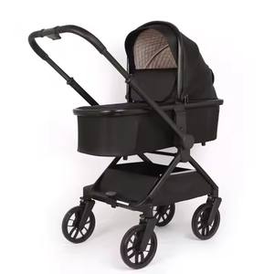 Poussette multifonctionnelle 2-en-1 en alliage d'aluminium de haute qualité Panier de couchage pour bébé Sit Can Lie One-Button Folding - Product Image 3