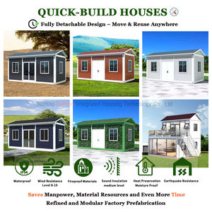 Prefabrik modüler lüks konteyner Vila ev genişletilebilir küçük ev yatak odası ayrılabilir prefabrik kabin ile - Product Image 5