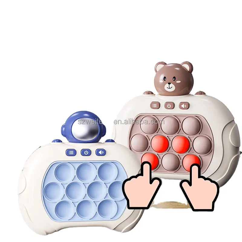 Good Quality Electronic Pop It Game Quick Push Game Light Machine Quick Push Toy For Console Series