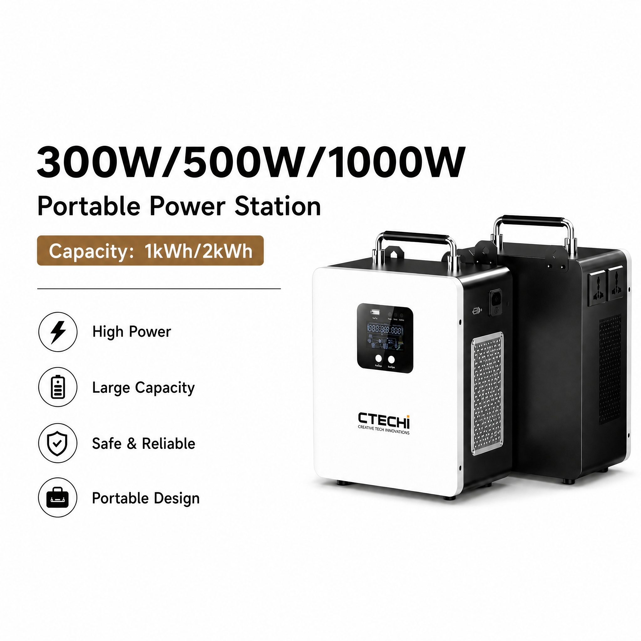 OEM ODM Portable <strong>Power</strong> <strong>Station</strong> 300W 500W <strong>1000W</strong> Lithium Battery Camping Portable Backup <strong>Power</strong> Supply Compatible with Solar Panel