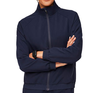 ชุดยูนิฟอร์มพยาบาลแบบสครับ ผ้าทอสั่งทำพิเศษจากโรงงาน สำหรับบุรุษและสตรี  แบบยืดหยุ่น ป้องกันรอยยับ เสื้อแจ็คเก็ตยูนิฟอร์มสำหรับโรงพยาบาล ชุดยูนิฟอร์มทางการแพทย์ เสื้อแจ็คเก็ตสครับสำหรับพยาบาล - Product Image 2