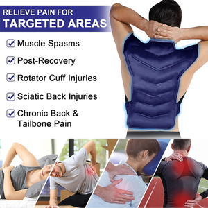 Compresas de <span class=keywords><strong>Gel</strong></span> de Fisioterapia Cómodas y No Tóxicas Bingfan, Compresas Frías y Calientes para Aliviar el Dolor de Espalda y Cintura, Suministros de Rehabilitación - Product Image 5