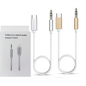 <span class=keywords><strong>สาย</strong></span>อะแดปเตอร์เครื่องเสียงรถยนต์ รุ่น A ความ<span class=keywords><strong>ยาว</strong></span>หนึ่งเมตร แบบ Type-C เป็น 3.<span class=keywords><strong>5</strong></span> มม. สำหรับใช้กับ Android Auto และลำโพง <span class=keywords><strong>AUX</strong></span> - Product Image 3