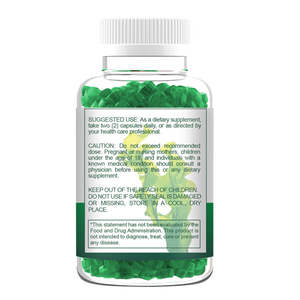 Gummies de mousse marine sans sucre 5000MG - Avec <span class=keywords><strong>vinaigre</strong></span> de cidre de pomme, iode et chlorophylle, complément pour le soutien immunitaire et articulaire - Product Image 4