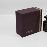 Nouvelle conception unique, boîte en carton pour parfum de 30 ml et 50 ml, logo personnalisé, type tiroir, emballage cadeau en carton pour parfum