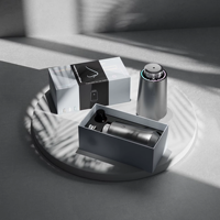 Diffuseur de parfum intelligent sans eau contrôlé par application, diffuseur d'huile portable de luxe en métal, rechargeable sans fil pour voiture et maison, mini diffuseur de senteur