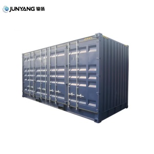 ตู้คอนเทนเนอร์ขนส่งแบบเปิดด้านข้างขนาด 20 ฟุต พร้อมใบรับรอง BV GL ABS CCS ผลิตจากเหล็กคอร์เทน สำหรับจัดเก็บหรือขนส่ง - Product Image 3