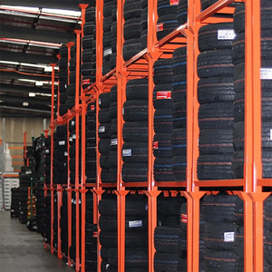 Supports de stockage en acier robustes pour pneus organisent efficacement maximiser l'espace dans les magasins de pneus et les entrepôts Cages de stockage empilables - Product Image 4