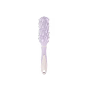 Vendita calda <span class=keywords><strong>fantasia</strong></span> viola nuovo set di massaggio elastico cuscino d'aria paglia di grano cuscino d'aria spazzola per capelli districante - Product Image 3