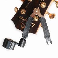 ABS alat musik Winder senar warna-warni plastik Aksesori Gitar OEM pabrik Aksesori Gitar