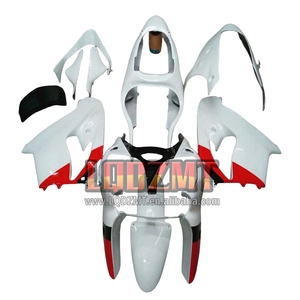 Corps d'injection pour <span class=keywords><strong>KAWASAKI</strong></span> <span class=keywords><strong>NINJA</strong></span> ZX-9R ZX 9R 9 ZX9 R <span class=keywords><strong>900</strong></span> CC Blanc rouge <span class=keywords><strong>ZX9R</strong></span> 00 01 48LQ.145 ZX900CC 900CC 2000 <span class=keywords><strong>2001</strong></span> Carénage OEM - Product Image 1