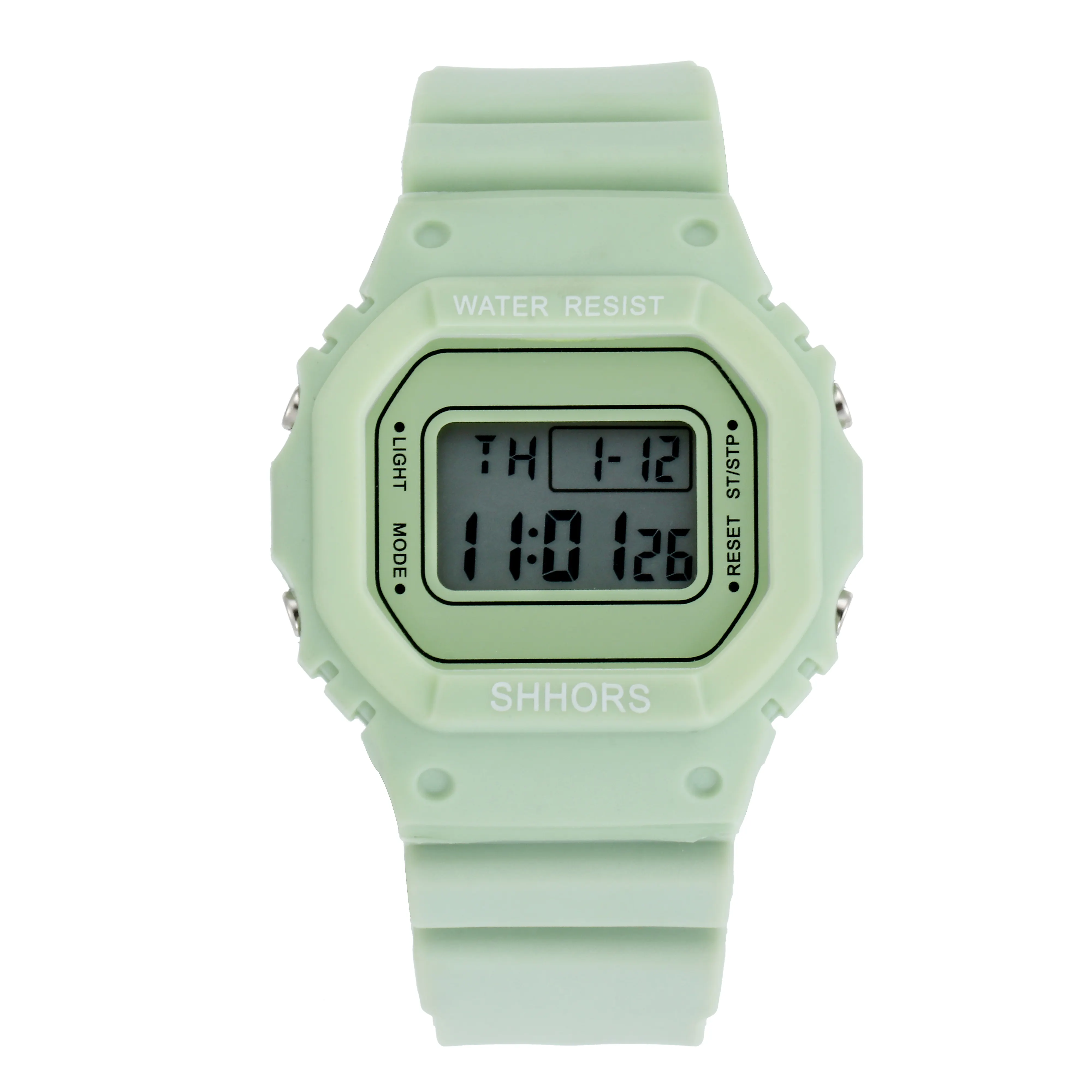 Hot Selling Silicone simple sports Wrist Watch LED Clock boy Sport waterproof Digital watch for kids