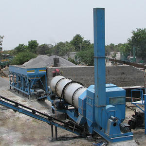 20 t/h pequeño proyecto de construcción de carreteras continuo caliente tambor mezcla betún asfalto planta mezcladora máquina - Product Image 6