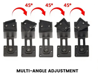 Adaptateur de montage en queue d'aronde tactique en aluminium HONDIGI HNP-10 pour casque PVS, support de pont réglable antichoc portable pour la chasse
